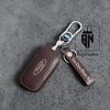 Bao da, bọc, ốp, chìa khoá xe ô tô Ford Territory 2022 2023 Teritory handmade da thật 009