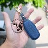 Bao Da Chìa Khoá Ép Phom Mazda 2, Mazda 3, Mazda 6, CX5, CX8, CX9 handmade da thật 002e