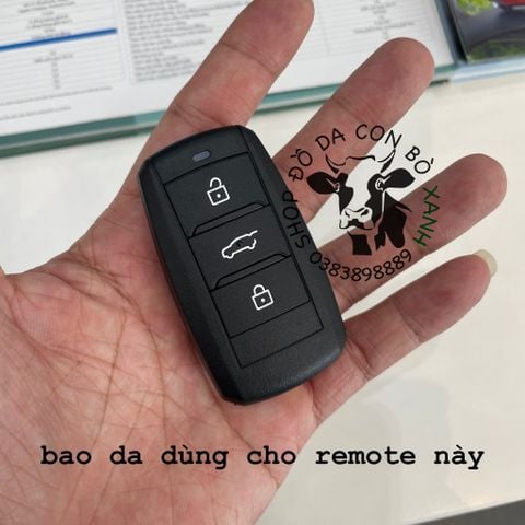  Bao da ép phom chìa khoá xe ô tô Vinfast VF5, VF5 PLUS, xe điện VF 5 handmade da thật 004e 