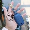 Bao da ép phom chìa khoá xe ô tô Vinfast VF5, VF5 PLUS, xe điện VF 5 handmade da thật 004e
