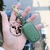 Bao da ép phom chìa khoá xe ô tô Vinfast VF5, VF5 PLUS, xe điện VF 5 handmade da thật 004e