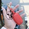 Bao da ép phom chìa khoá xe ô tô Vinfast VF5, VF5 PLUS, xe điện VF 5 handmade da thật 004e