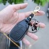 Bao Da Chìa Khoá Ép Phom Mercedes handmade da thật, bao da chìa khoá Mec (dòng mới 2019) 002e