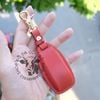 Bao Da Chìa Khoá Ép Phom Mercedes handmade da thật, bao da chìa khoá Mec (dòng mới 2019) 002e