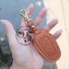 Bao Da Chìa Khoá Ép Phom Hyundai SantaFe 2021, tucson 2022 allnew handmade da thật 011e