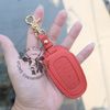 Bao Da Chìa Khoá Ép Phom Hyundai SantaFe 2021, tucson 2022 allnew handmade da thật 011e