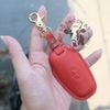 Bao Da Chìa Khoá Ép Phom Hyundai SantaFe 2021, tucson 2022 allnew handmade da thật 011e