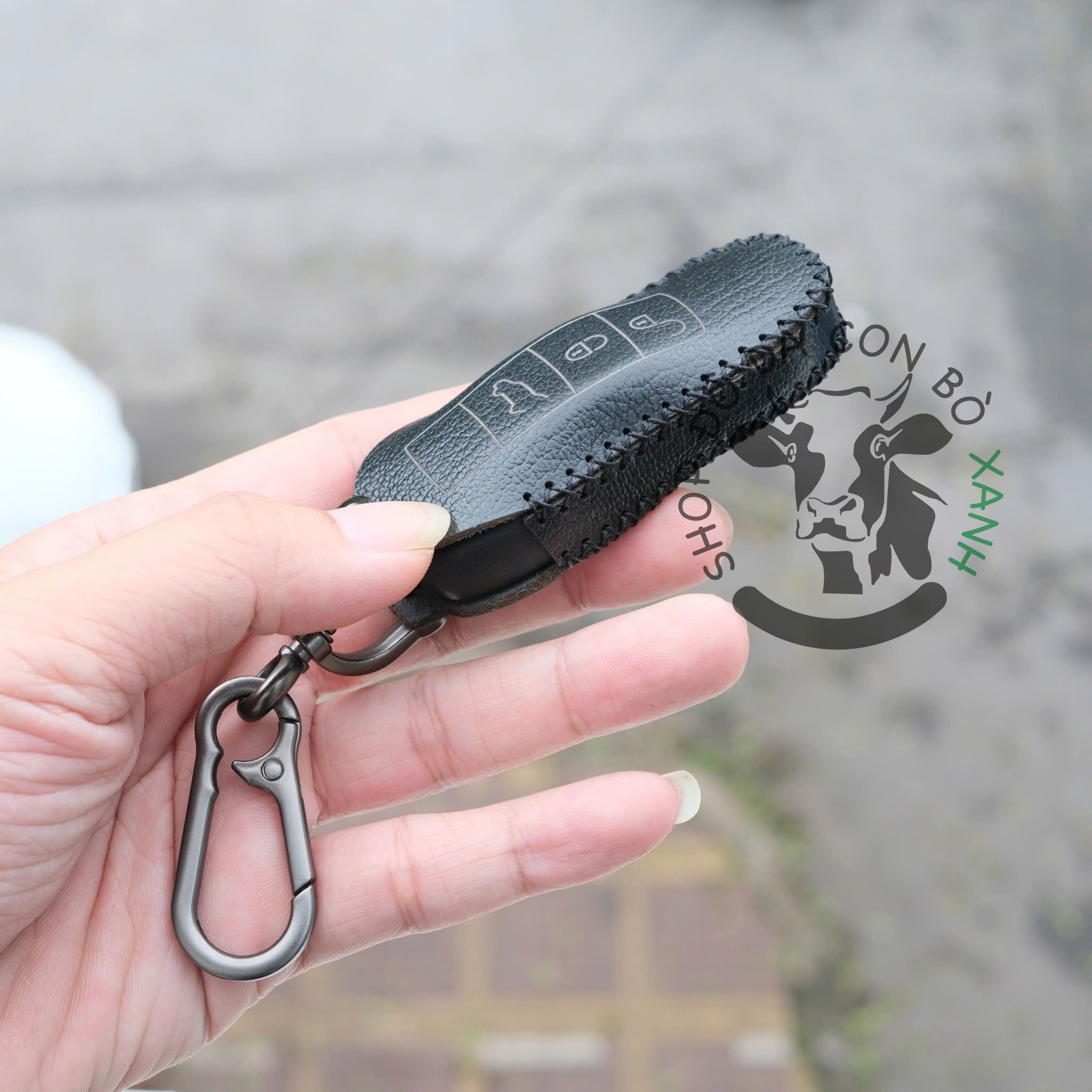 Porsche Schlüssel Etui Leder - Keyless Go Schutz Für Cayenne, Panamera, 911