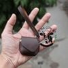 Bao da ốp airpod 4 Apple Airpods 4, AP4, airpods4, airpod4 handmade da thật