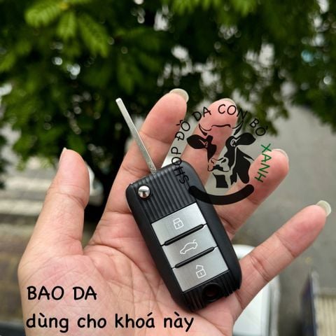  Bao da chìa khoá MG 5 MT, MG5 chìa cơ chìa gập khoá gập handmade da thật 002 