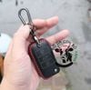 Bao da chìa khoá MG 5 MT, MG5 chìa cơ chìa gập khoá gập handmade da thật 002