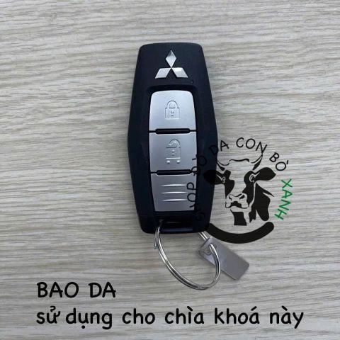  Bao Da Chìa Khoá Mitsubishi Triton 2024 2025 handmade Da Thật 006 