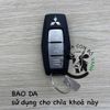 Bao Da Chìa Khoá Mitsubishi Triton 2024 2025 handmade Da Thật 006