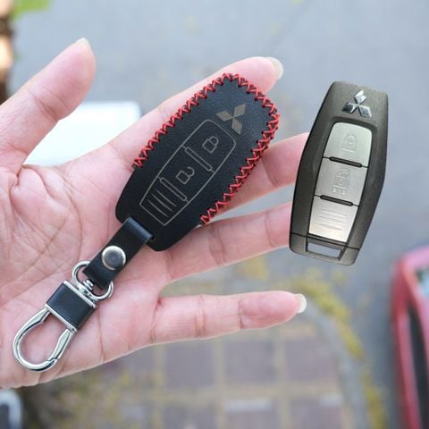  Bao Da Chìa Khoá Mitsubishi Triton 2024 2025 handmade Da Thật 006 