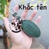 Bao da chìa khoá Hyundai SantaFe 2024 2025, Tucson 2024 2025 all new phom mới handmade da thật 010