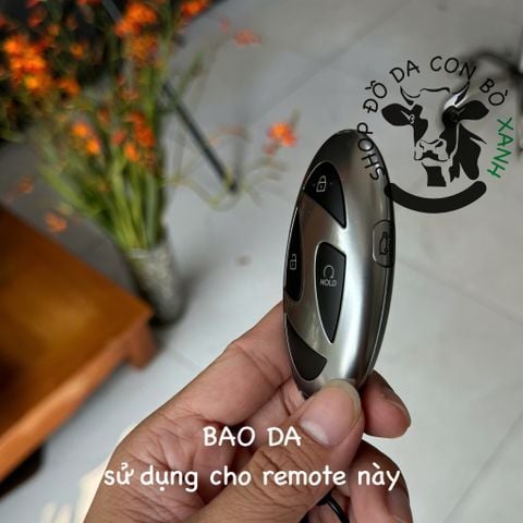  Bao Da Chìa Khoá Hyundai SantaFe 2024 2025, Tucson 2024 2025 ép phom all new phom mới handmade da thật 010e 