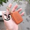 Bao Da Chìa Khoá Ép Phom Lexus handmade da thật (mẫu mới) - Lexus RX, LX, GX, NX, ES.... 002e