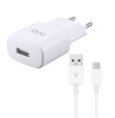 Combo sạc nhanh Bagi Quick Charge 3.0 và dây Type-C