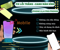 Sửa lỗi màn hình xanh trắng trên iPhone 13 Promax/ 14 Promax