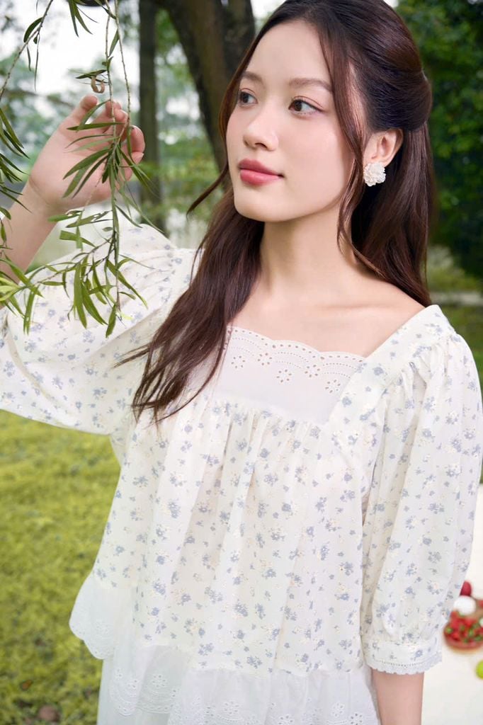 Faye cotton blouse