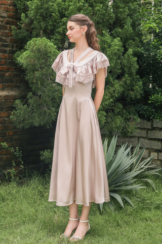 Kelly Silk Dress - Lilac
