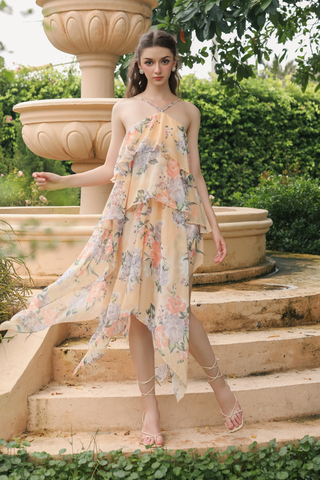 Leyla swing dress - Orange