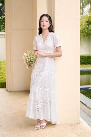 Đầm cotton dài Isabella DAM001
