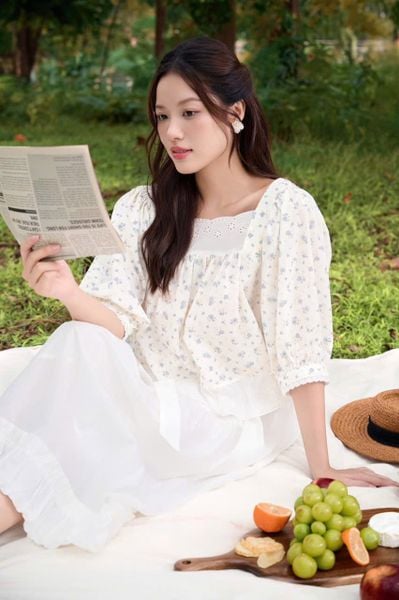 Áo cotton kiểu Faye AO201