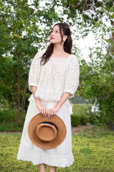 Áo cotton kiểu Faye AO201