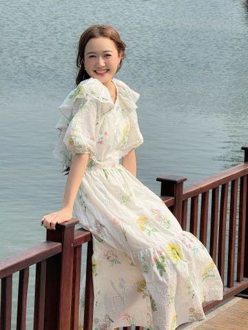 Caroline cotton maxi