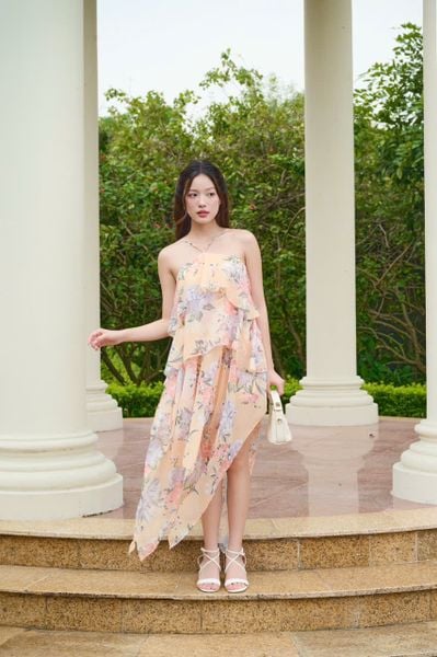 Leyla swing dress - Orange