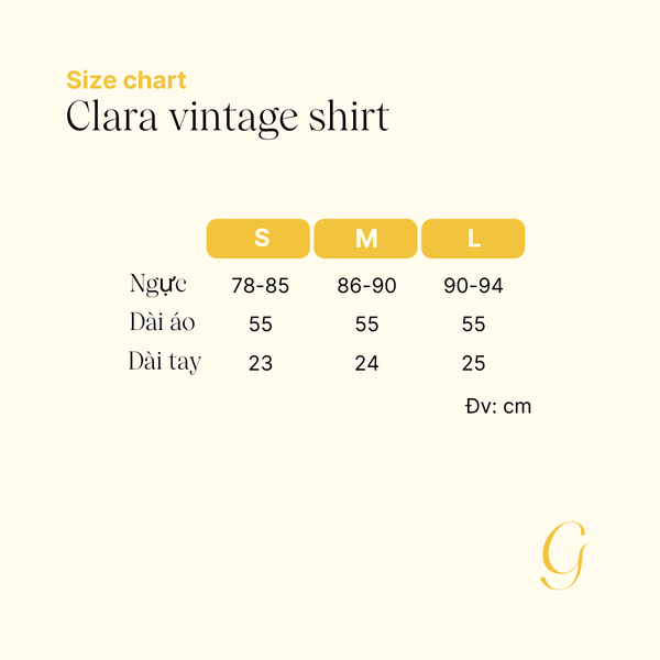 Áo sơ mi kiểu Clara AO100