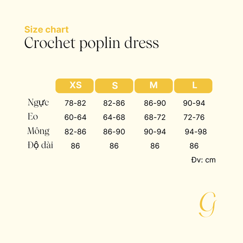Crochet poplin dress - Pink