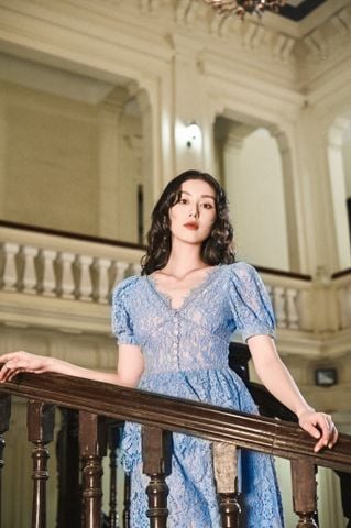 Lace embellished MINI - Cream