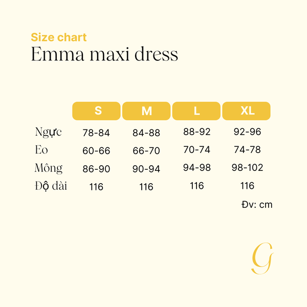Emma cotton maxi - Cobalt Blue