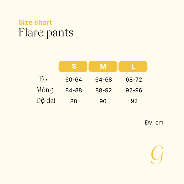Flare pants