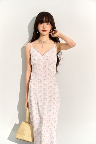 Lisa silk skirt - White