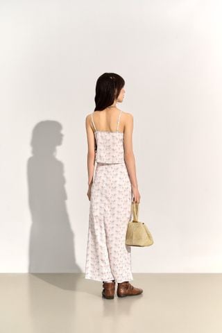 Lisa silk skirt - White