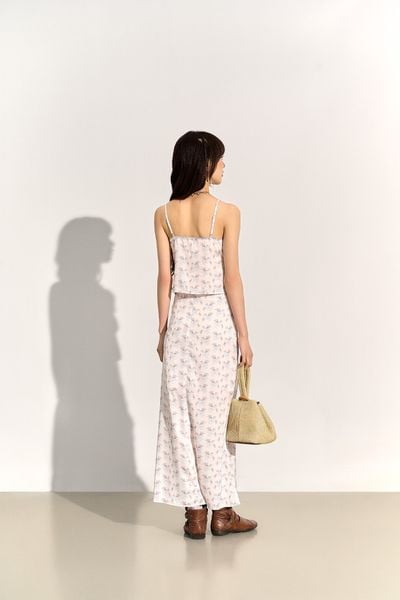 Lisa silk skirt - Pink