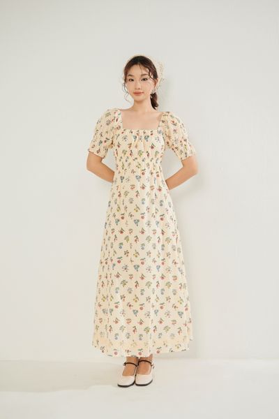 Charlotte Black Bow Maxi