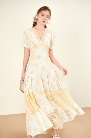 Đầm cotton dài Isabella DAM001