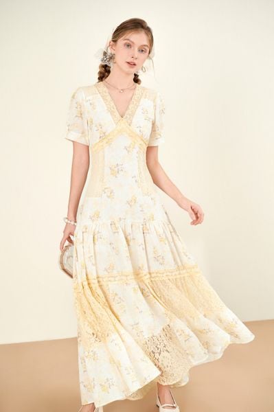 Đầm cotton dài Isabella DAM001