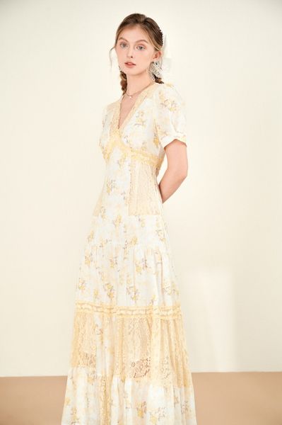 Đầm cotton dài Isabella DAM001