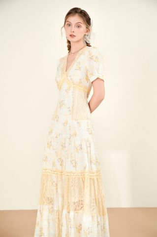 Isabella Maxi Dress - Yellow