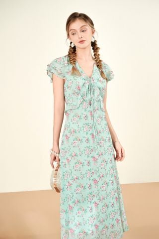 Kathy Chiffon Maxi - Green