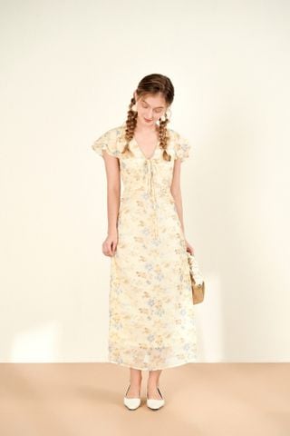 Kathy Chiffon Maxi - Yellow