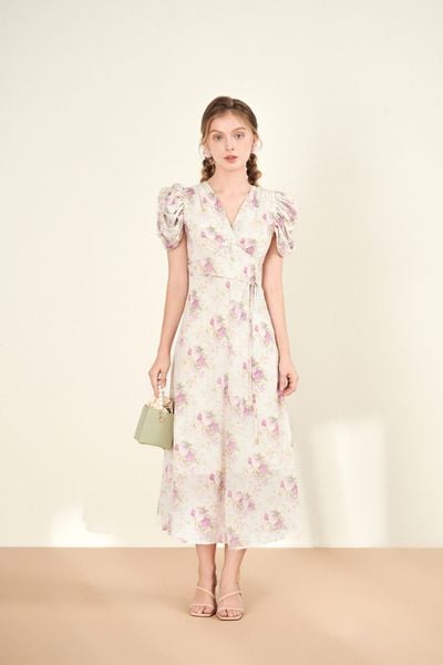 Laura chiffon dress - Pink