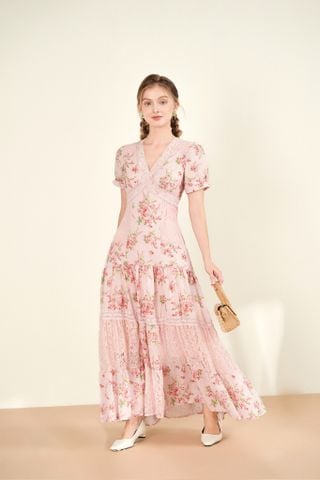 Đầm cotton dài Isabella DAM001