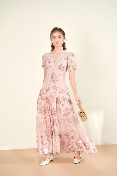 Đầm cotton dài Isabella DAM001