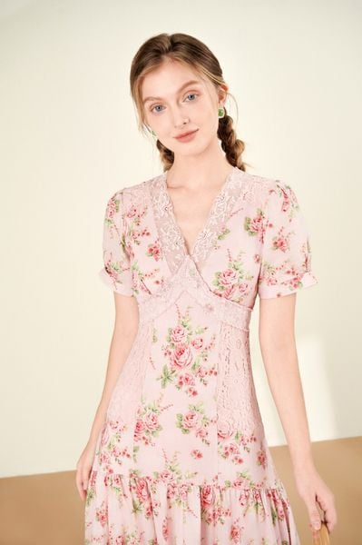 Đầm cotton dài Isabella DAM001